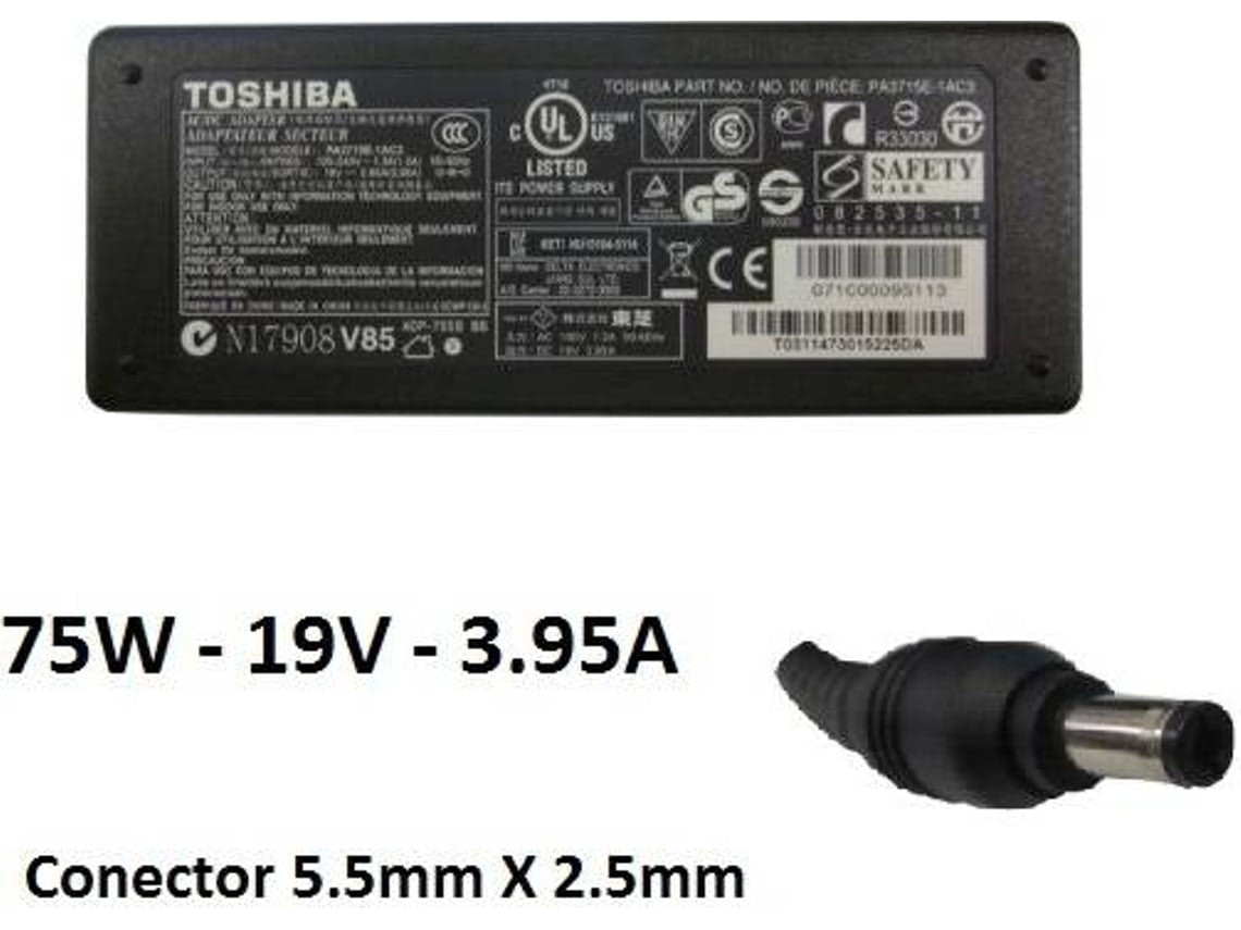 Original 75W 19V 3.95A laptop charger