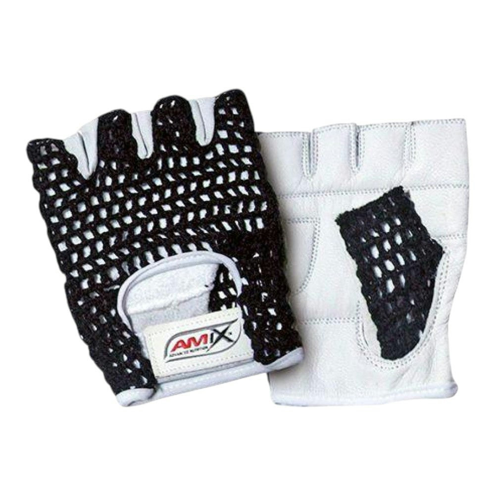 Guantes de entrenamiento con palma acolchada antideslizante y dorso de malla transpirable