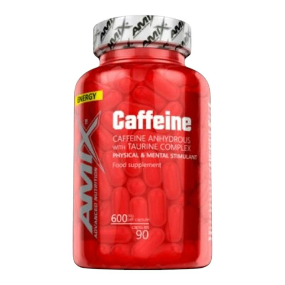 Caffeine + Taurine cápsulas energéticas 90 unidades