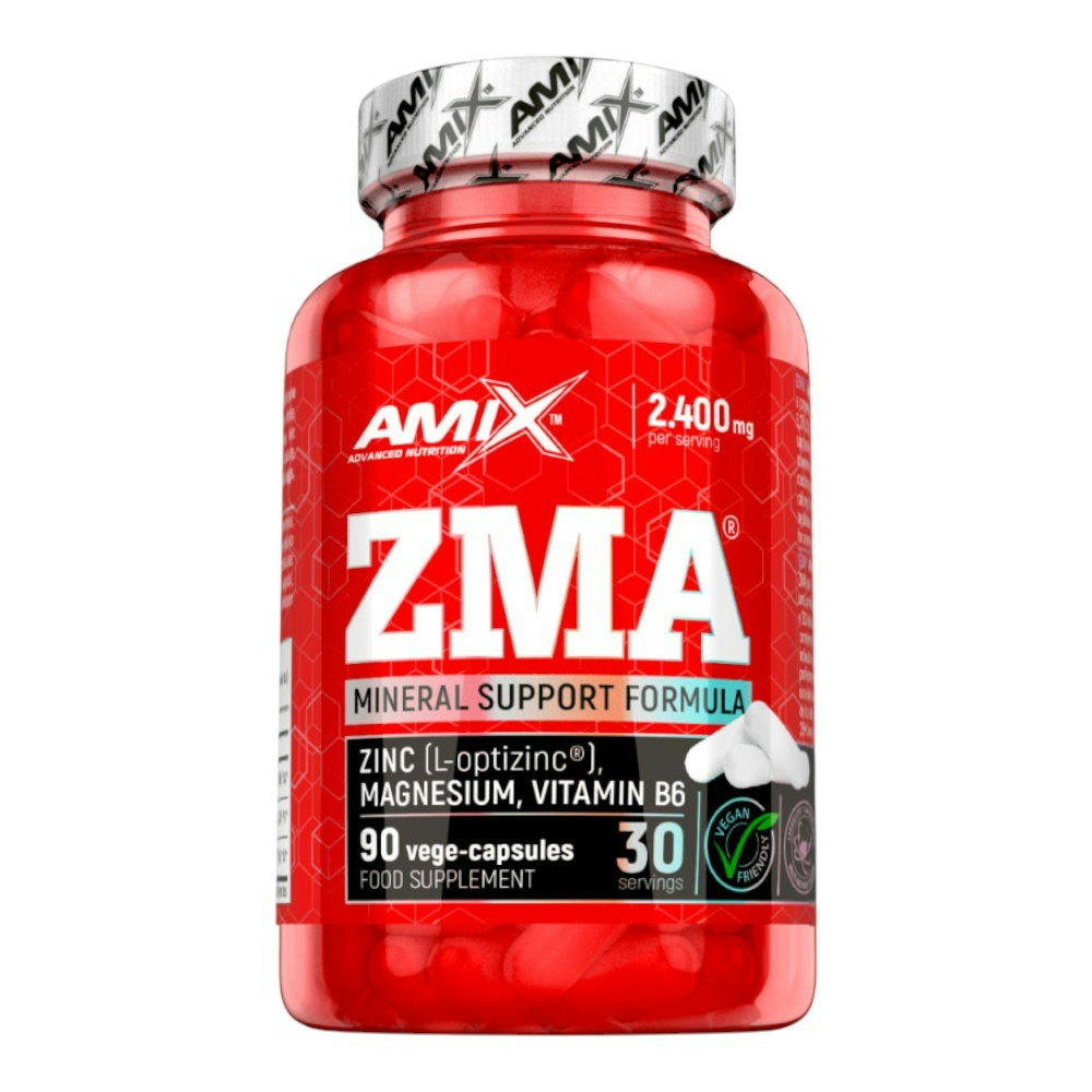 ZMA cápsulas suplemento mineral para apoyo hormonal y recuperación muscular 90 cápsulas
