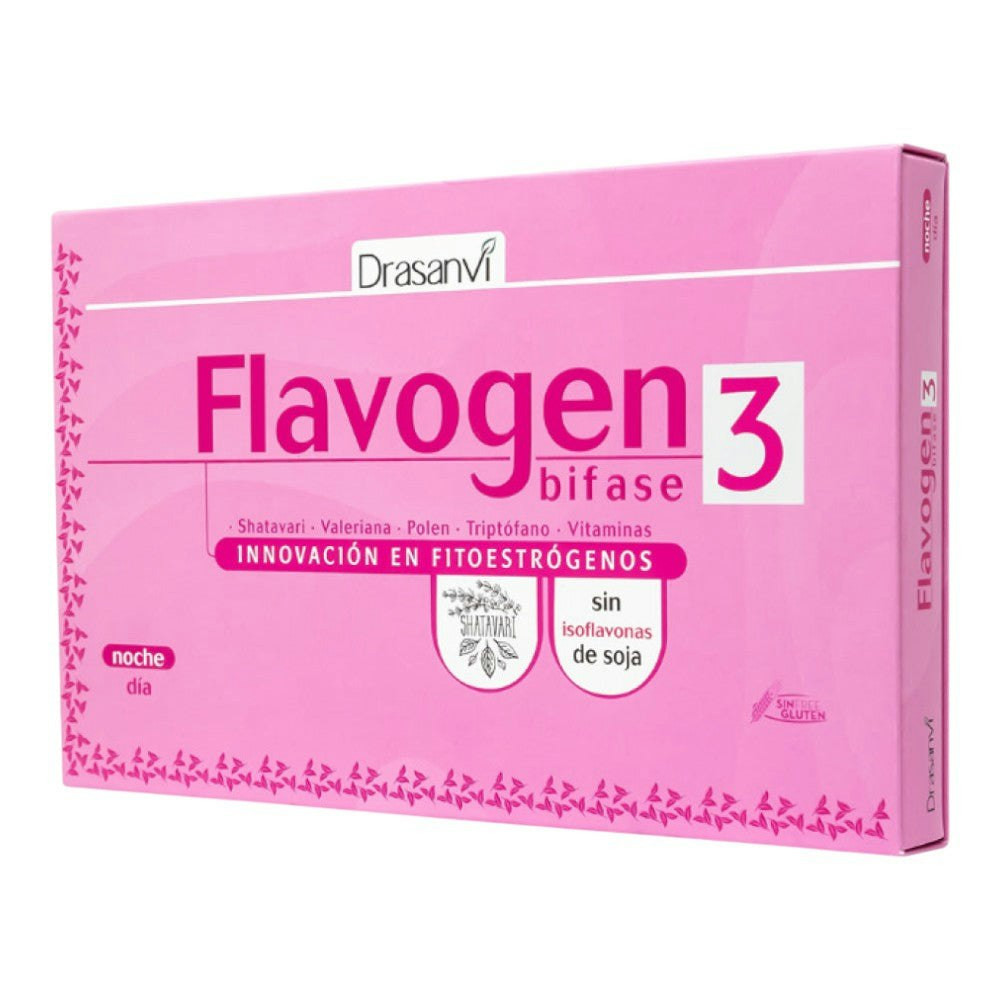 Flavogen Bifase III supplement 60 capsules day and night