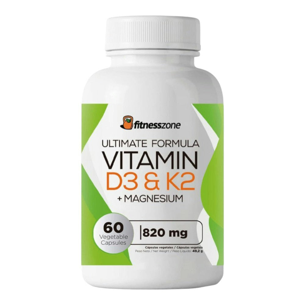 Vitamin D3 K2 with Magnesium supplement 60 capsules