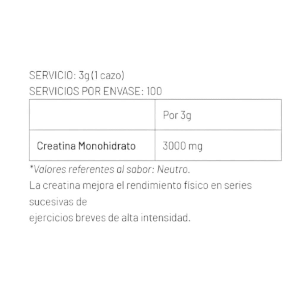 Creatina monohidrato pura 300 g