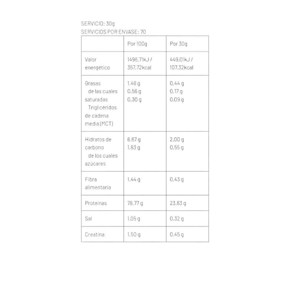 Forza Protein polvo con creatina y MCTs