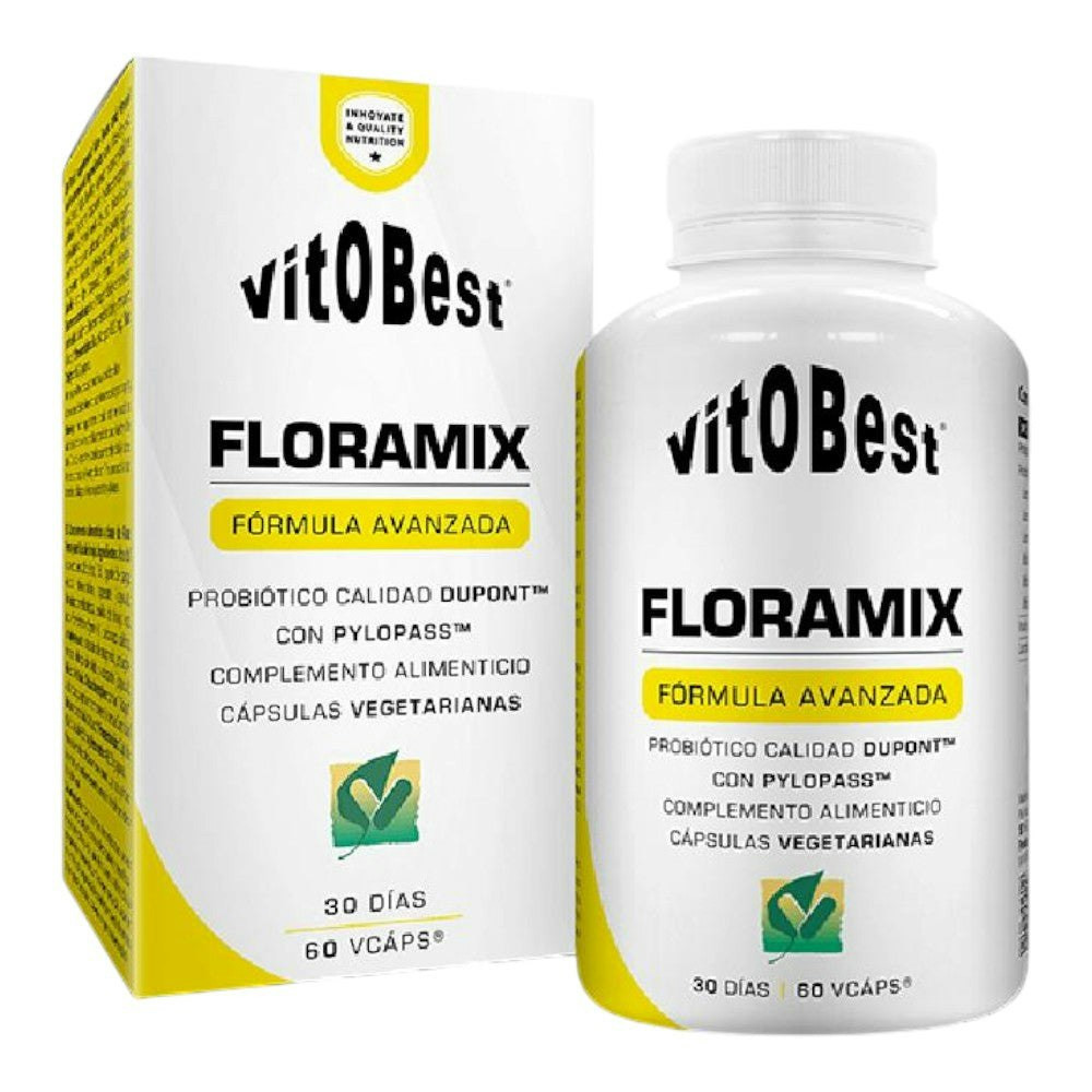 FloraMix suplemento probiótico 60 cápsulas