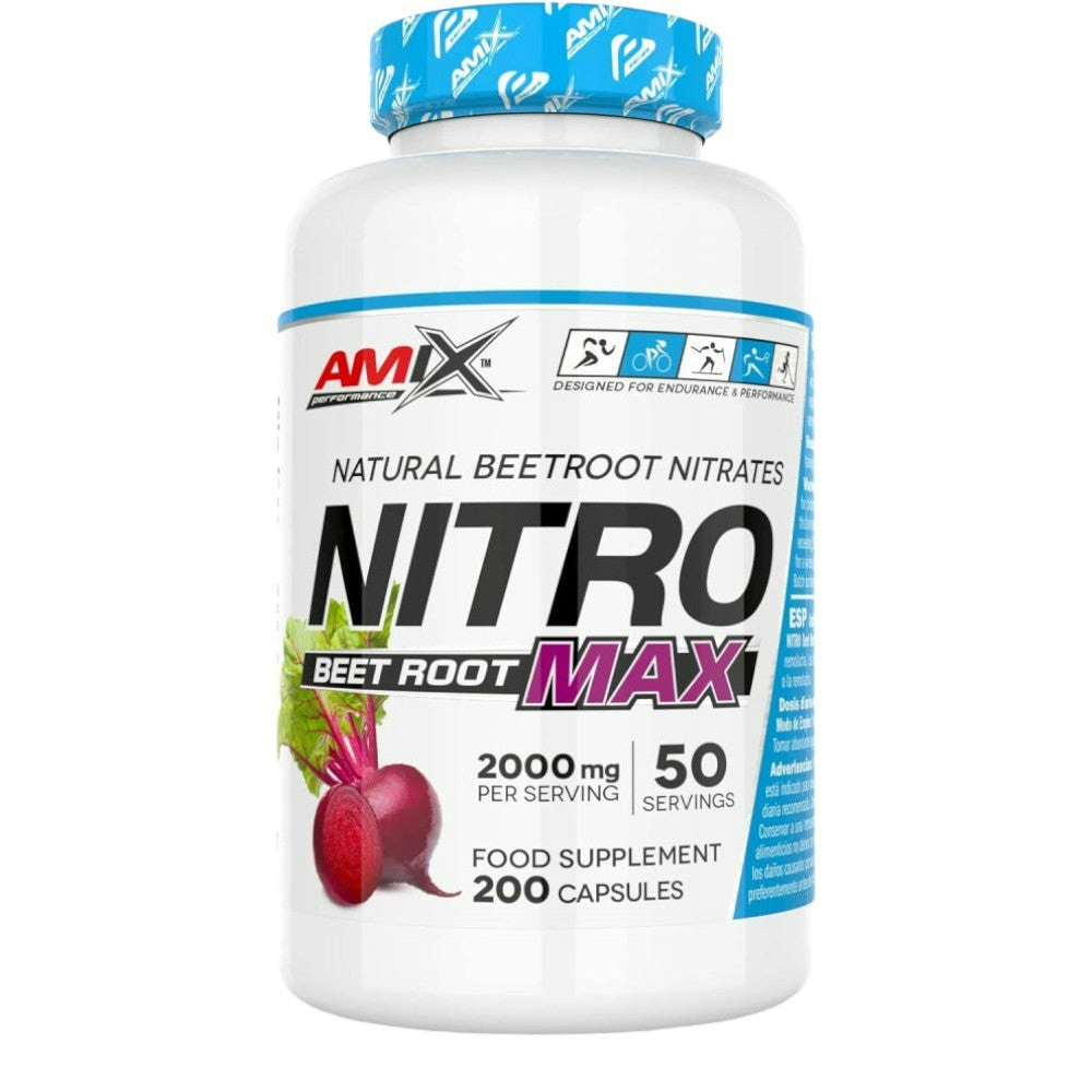 Nitro Beet Root Max beetroot supplement 200 capsules