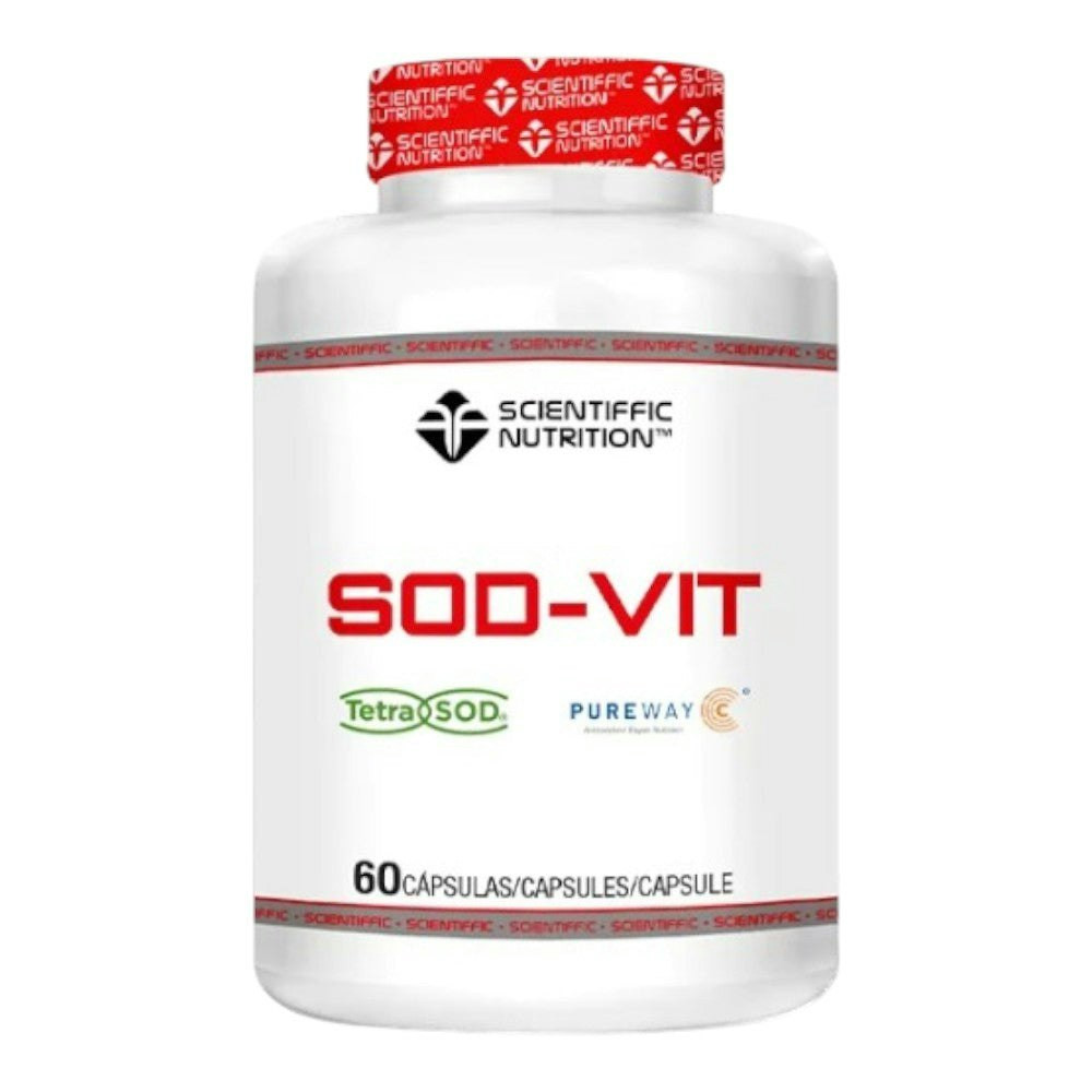 SOD‑VIT suplemento antioxidante (TetraSOD + Vitamina C) 60 cápsulas
