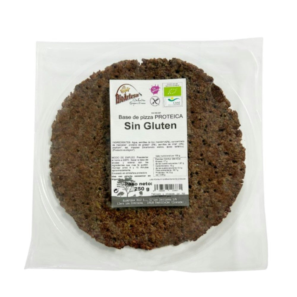Protein pizza base gluten-free