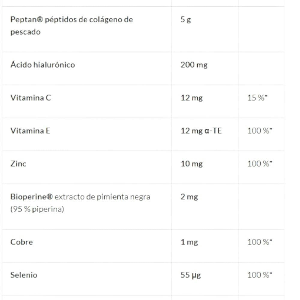 Colágeno marino Peptan en polvo 300 g saborizado