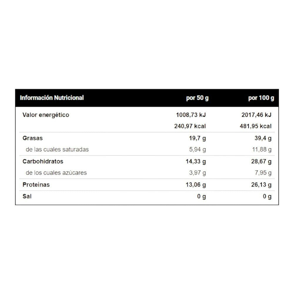 Whey protein bar crunchy hazelnut and chocolate 50 g