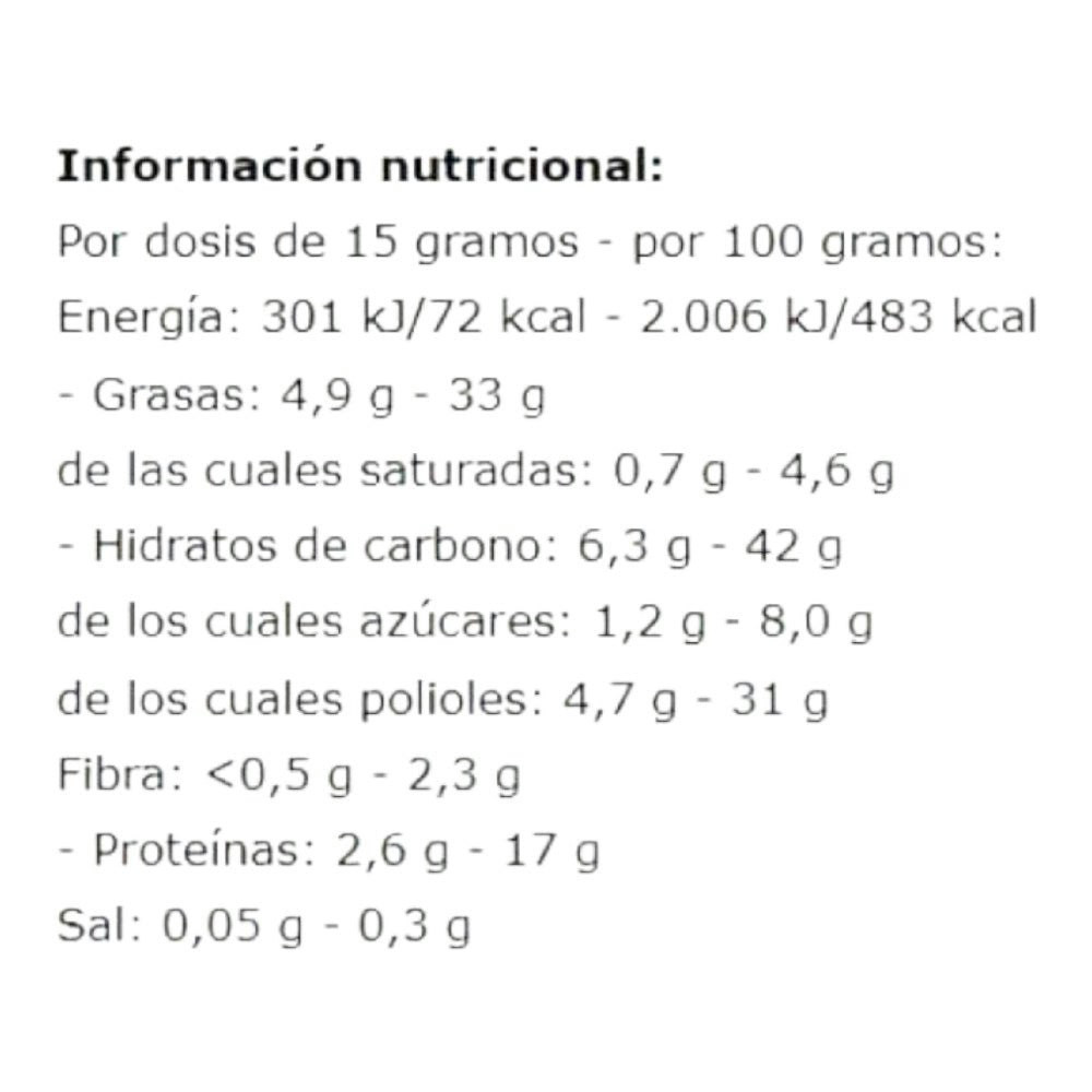 Crema proteica cacao y avellana 400 g