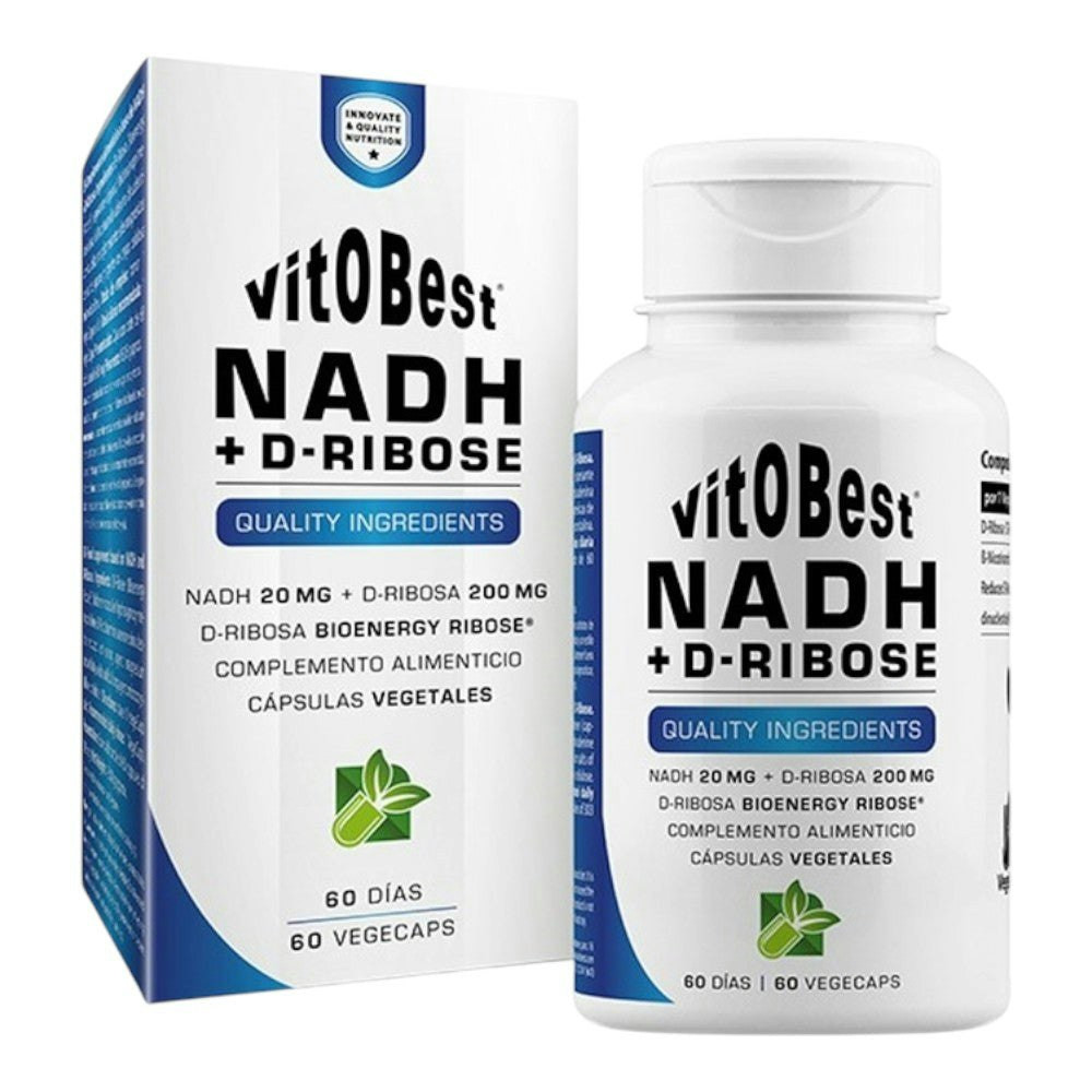 NADH + D-Ribosa Suplemento Energético 60 Cápsulas