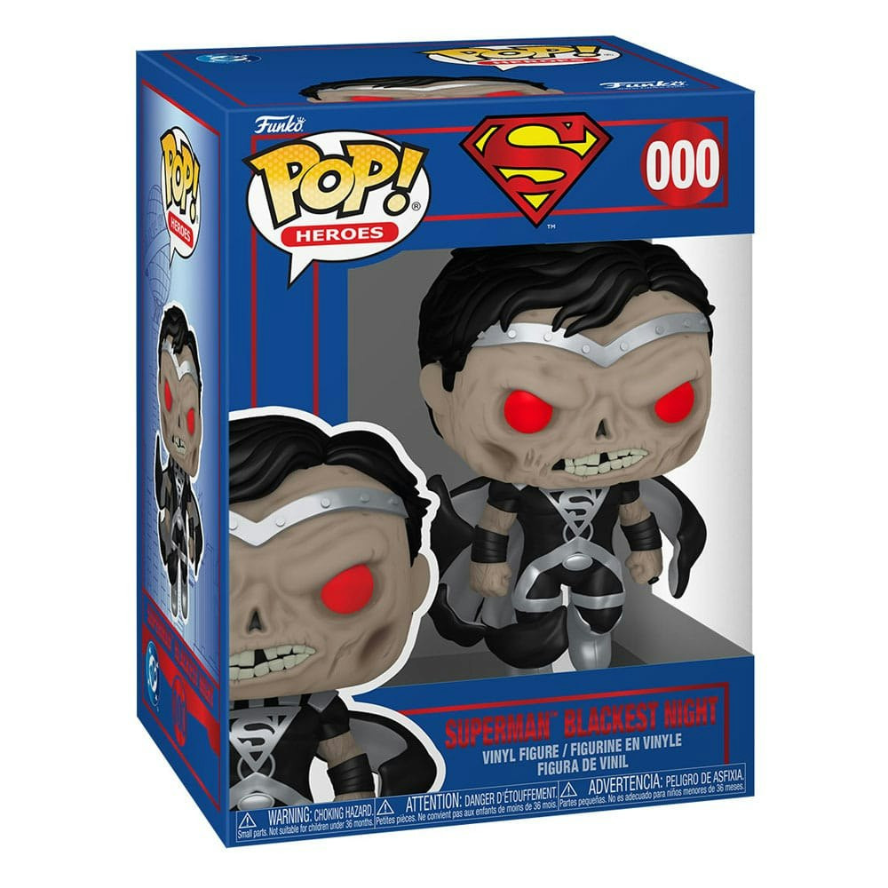 POP! Vinyl Superman Blackest Night, 9 cm