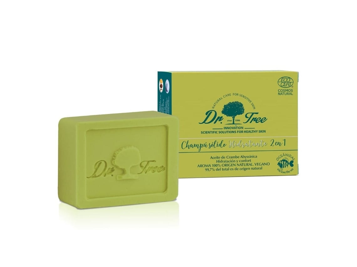Moisturizing solid shampoo bar