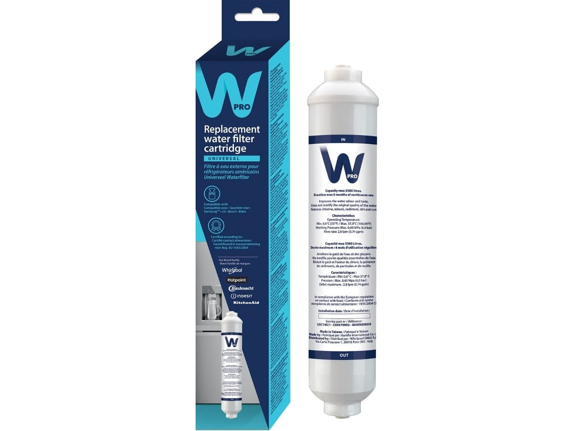 Filtro de agua para frigorífico USC100/1