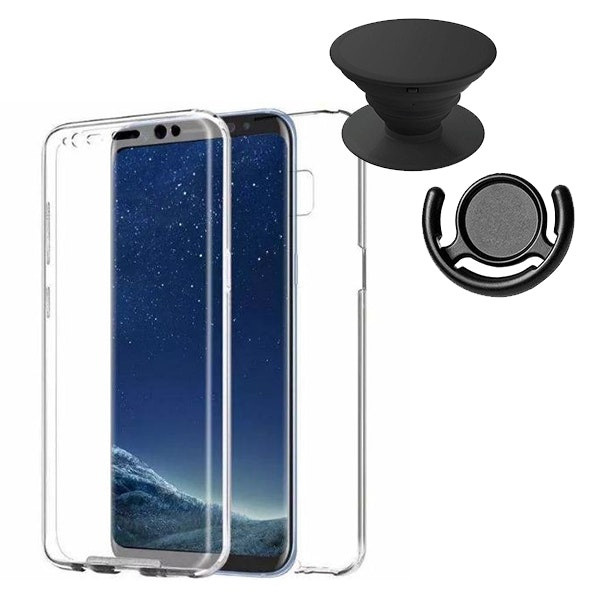 Funda 360° con GripHolder y soporte para Samsung Galaxy J6 Prime 2018