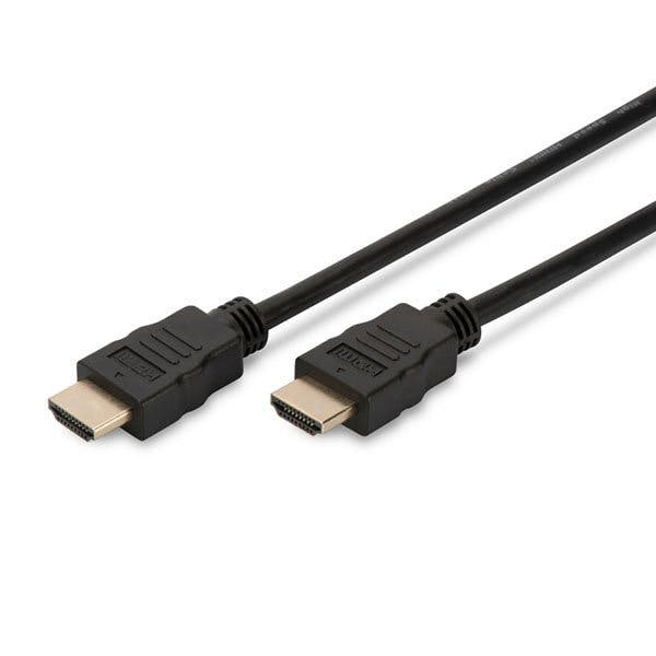Cable HDMI con Ethernet 19 pines AWG30 1 m Negro