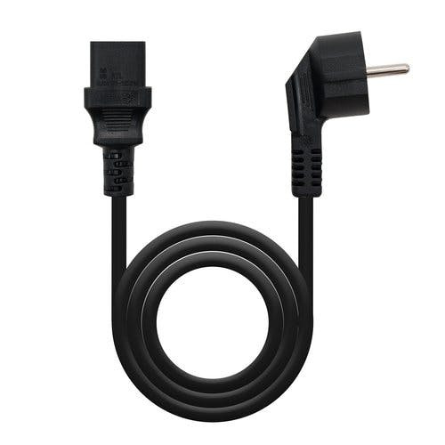 Cable de alimentación tripolar CEE7/7 a C13 negro