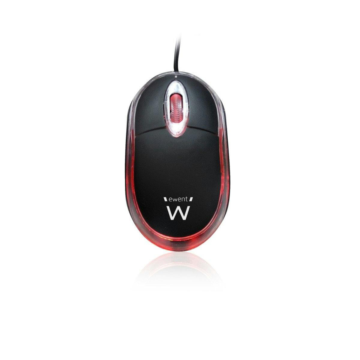 Ratón óptico EWENT EW3174 con cable USB