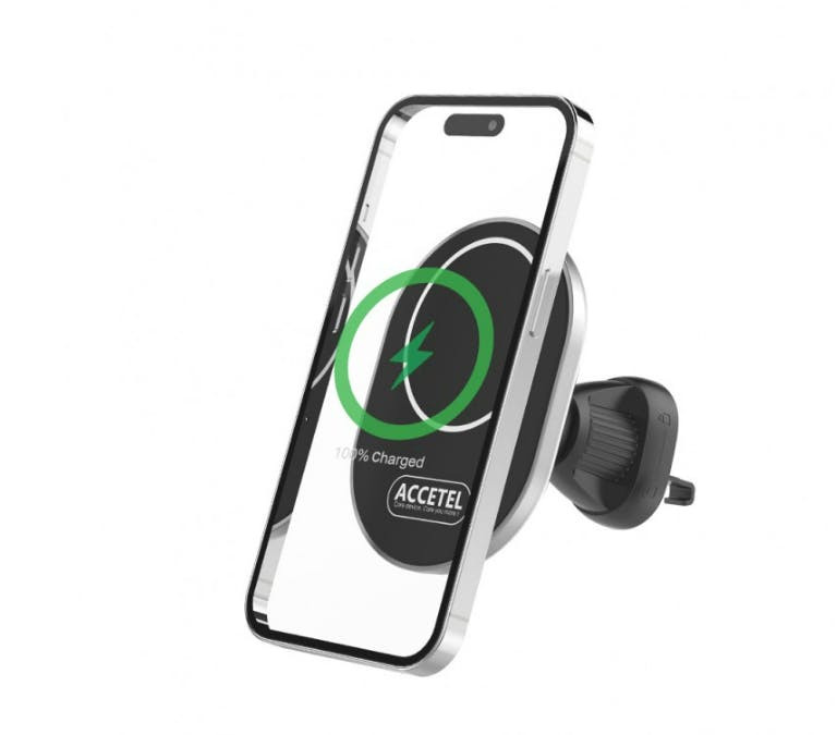 Magnetic car mount with 15W wireless charging SP146