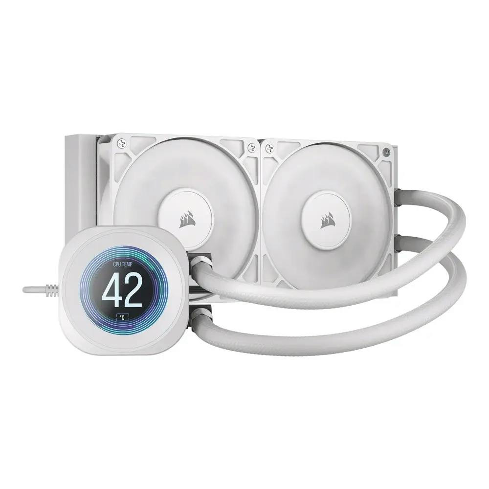 Nautilus 240 RS LCD 240mm Refrigeración Líquida CPU blanco