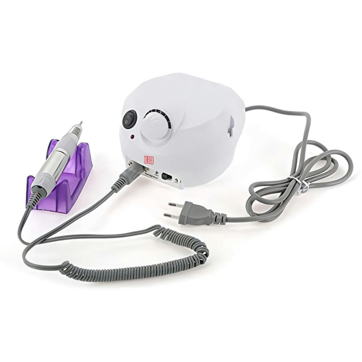 Electric nail drill 35000 rpm with foot pedal and 6 bits