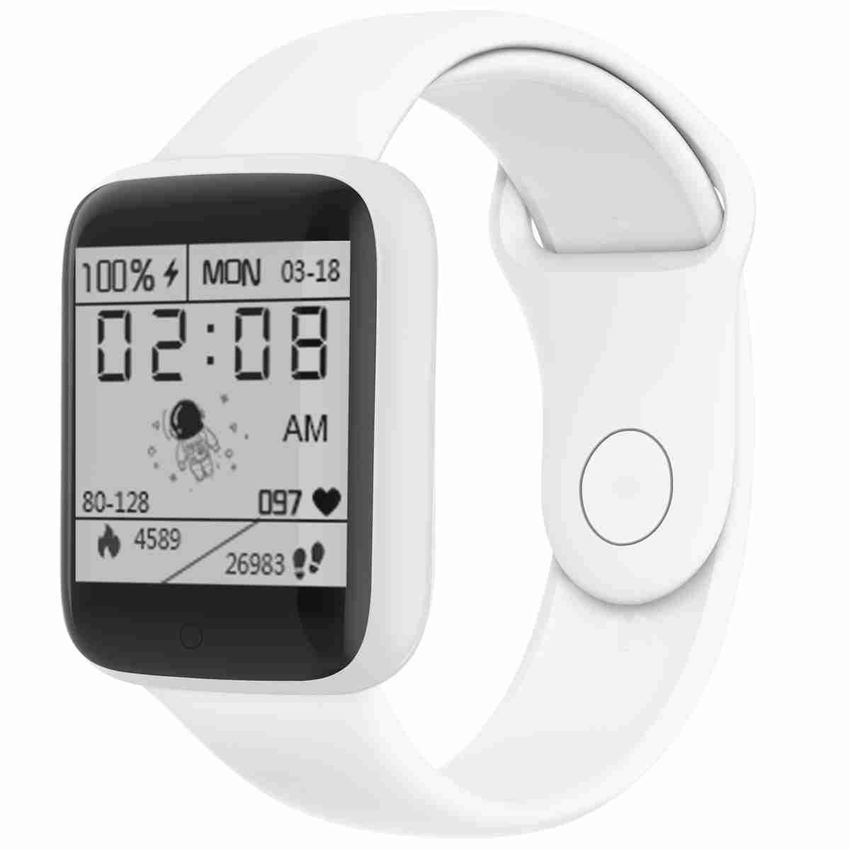 KLACK sporty smartwatch with heart rate monitor