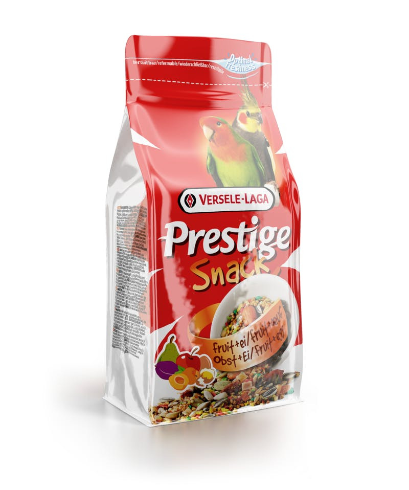 Snack for parakeets with fruit and egg 125 g