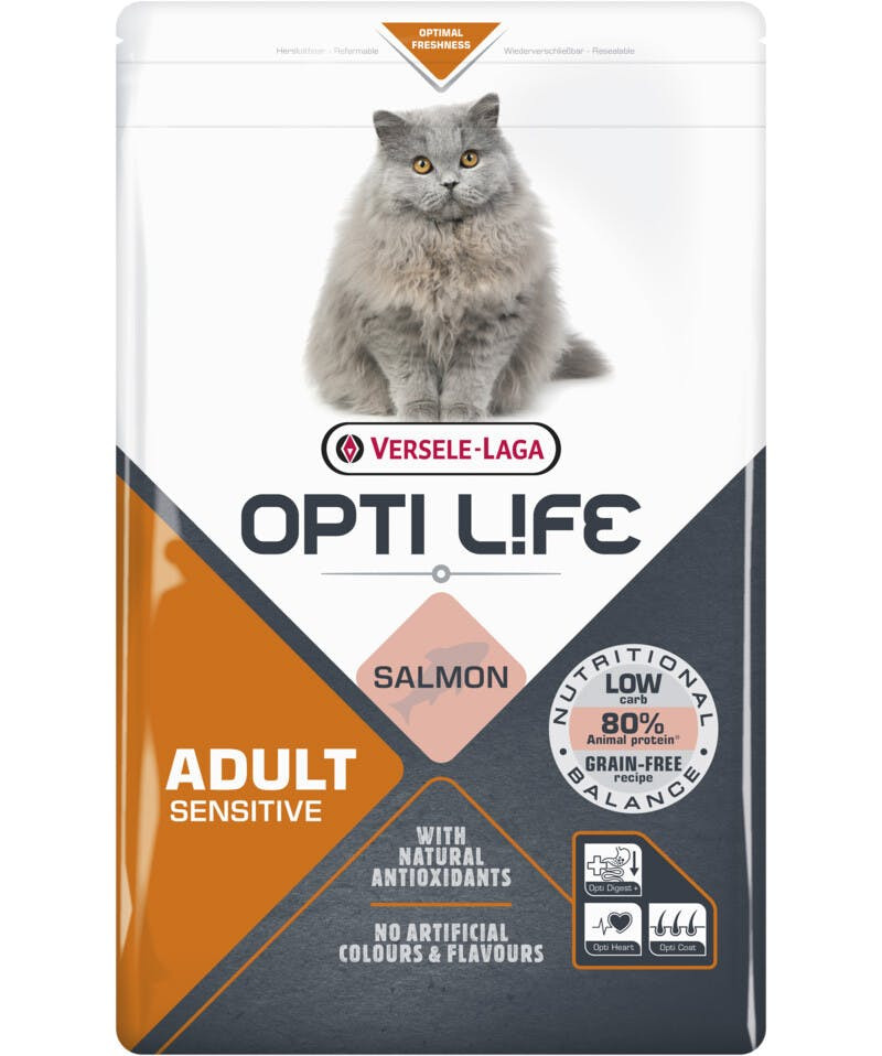 Alimento Sensible con Salmón para Gatos Adultos