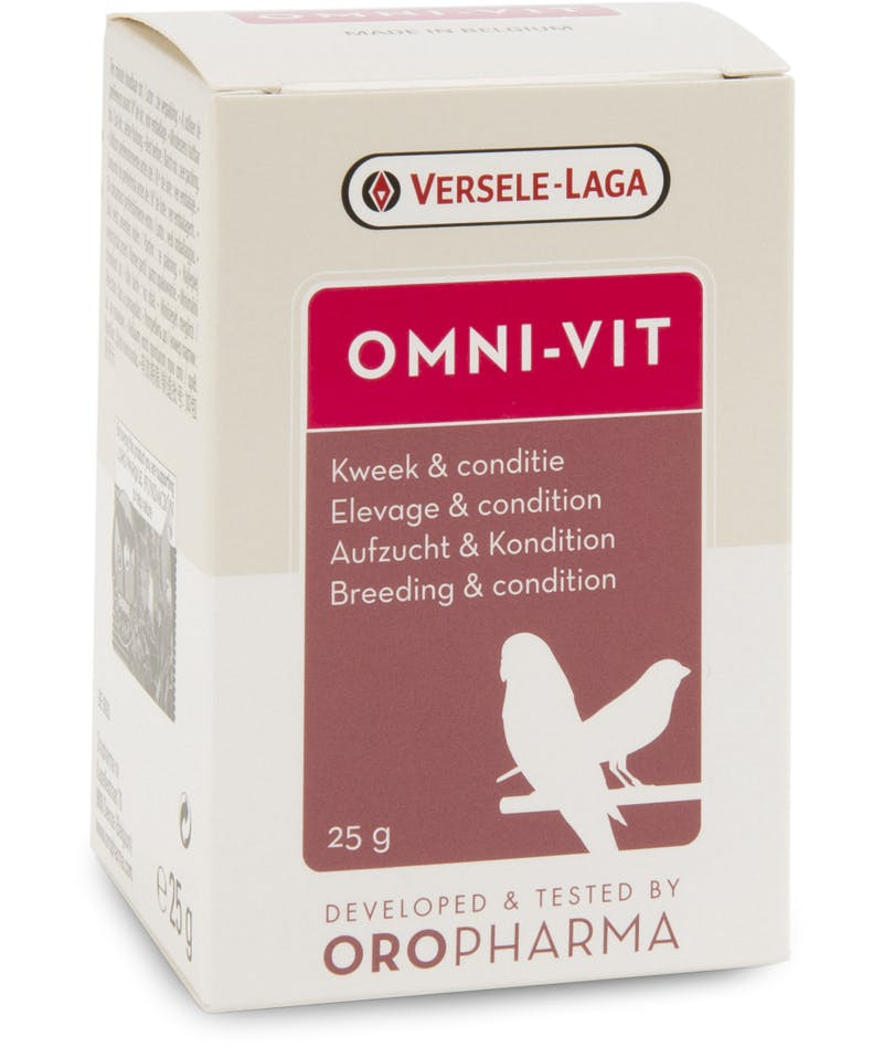 Suplemento multivitamínico Omni-Vit para aves 25 g