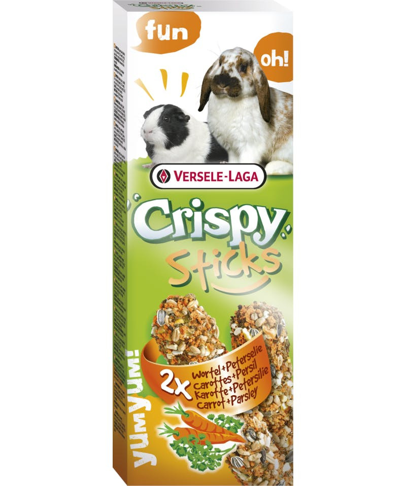 Sticks para conejos y cobayas zanahoria y perejil 2 uds 110 g