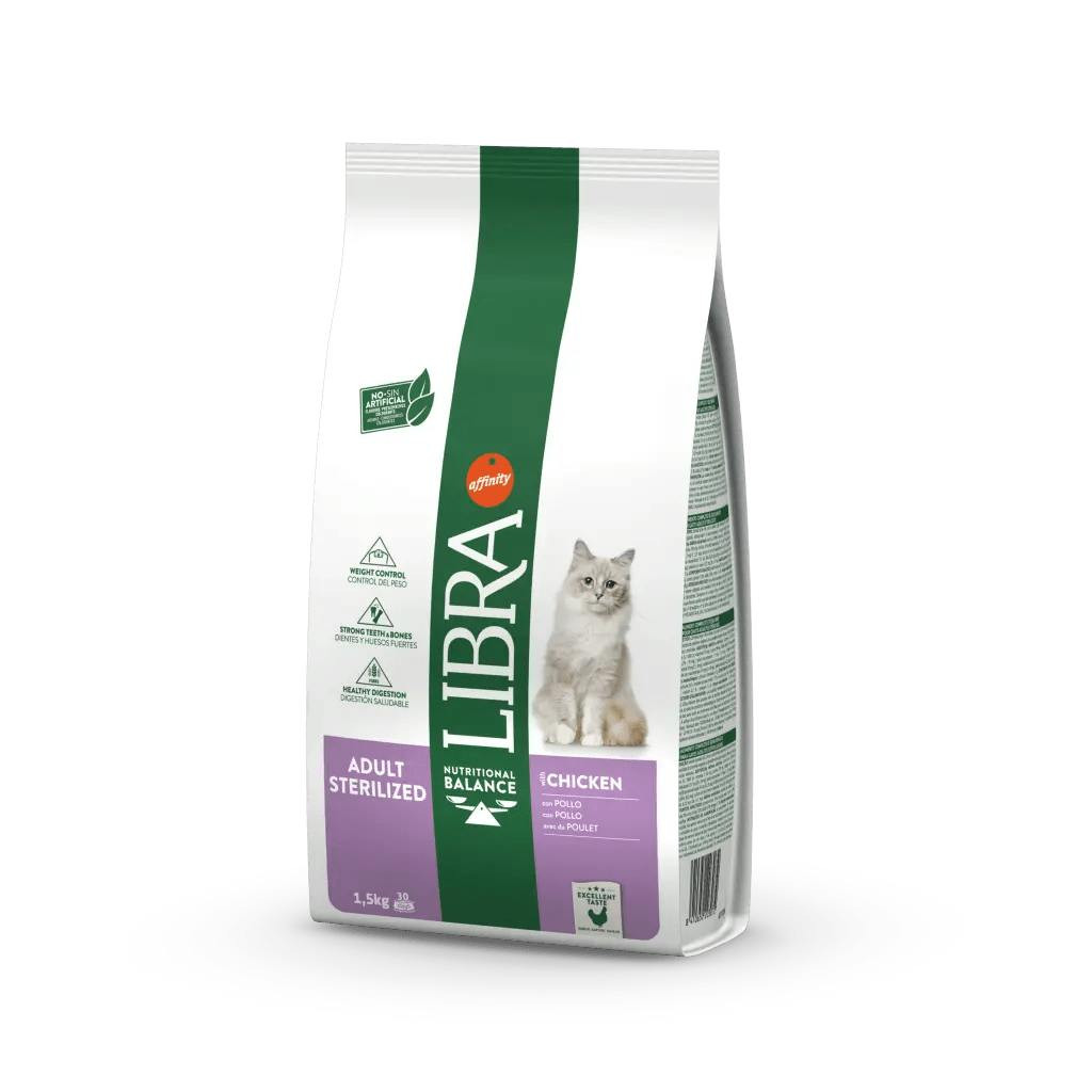 Alimento para gato esterilizado pollo