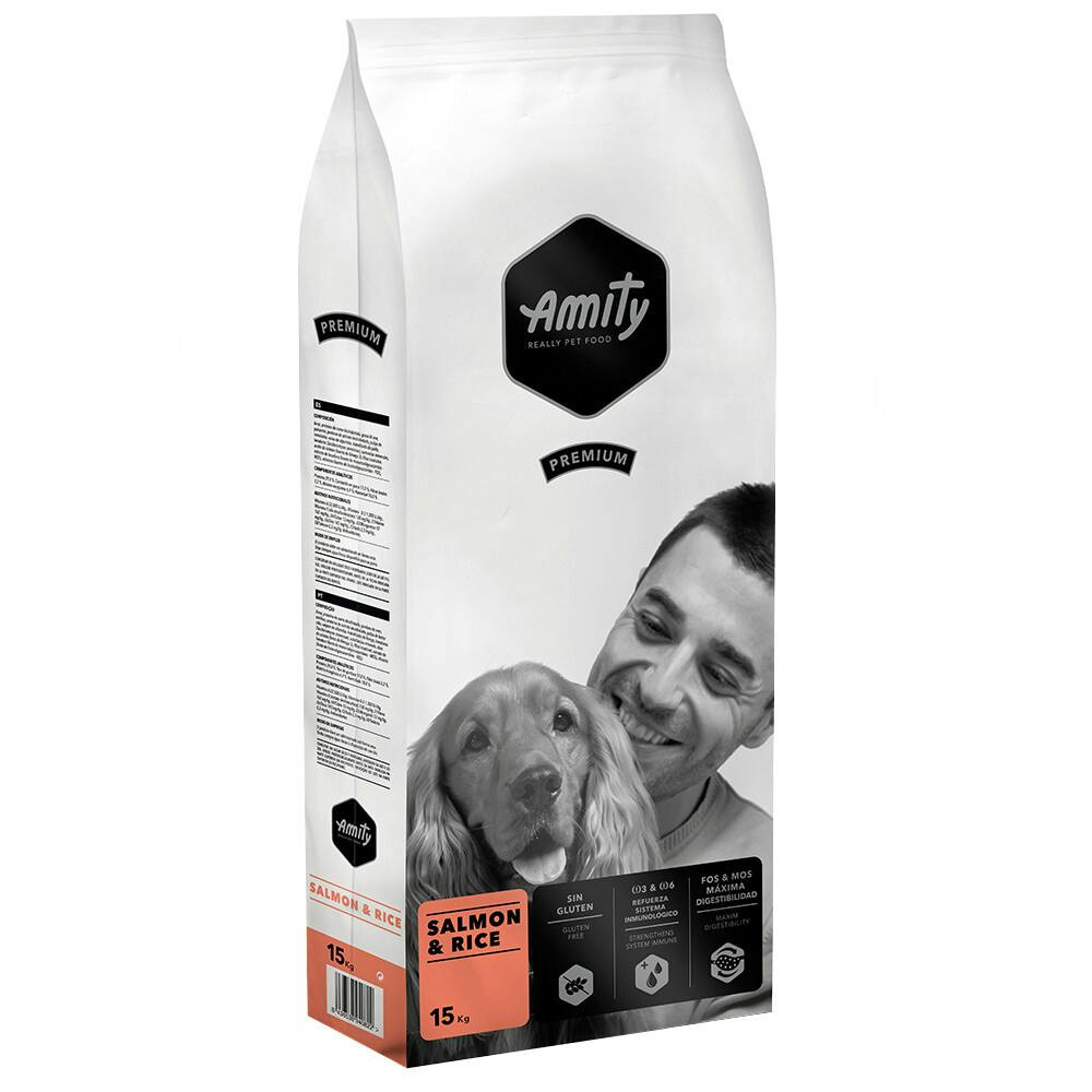 Premium Salmon & Rice adult dog food