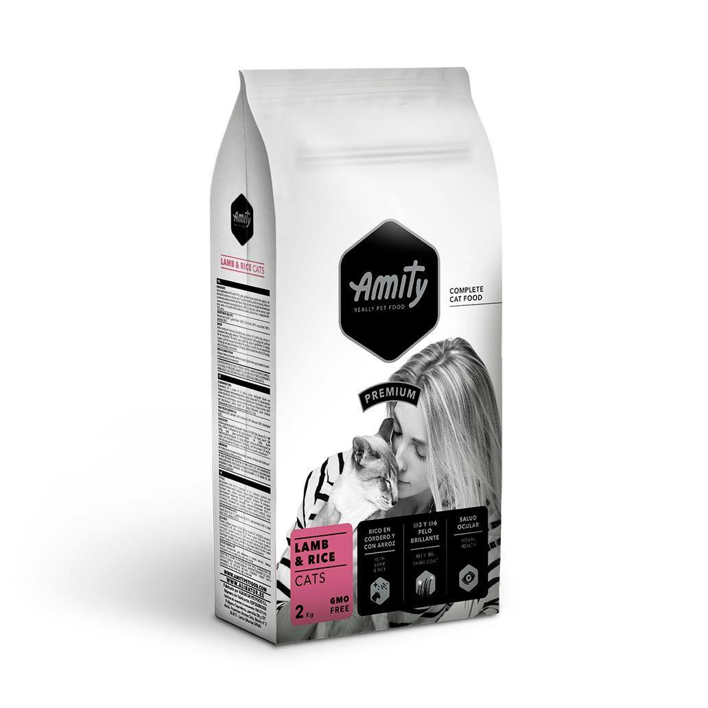 Premium Lamb & Rice alimento para gatos adulto