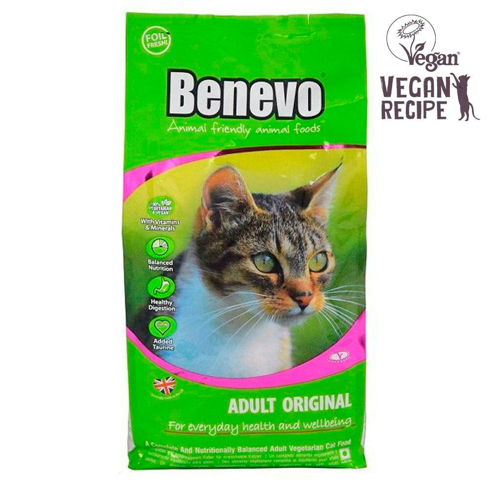 Alimento vegano Benevo para gatos adultos
