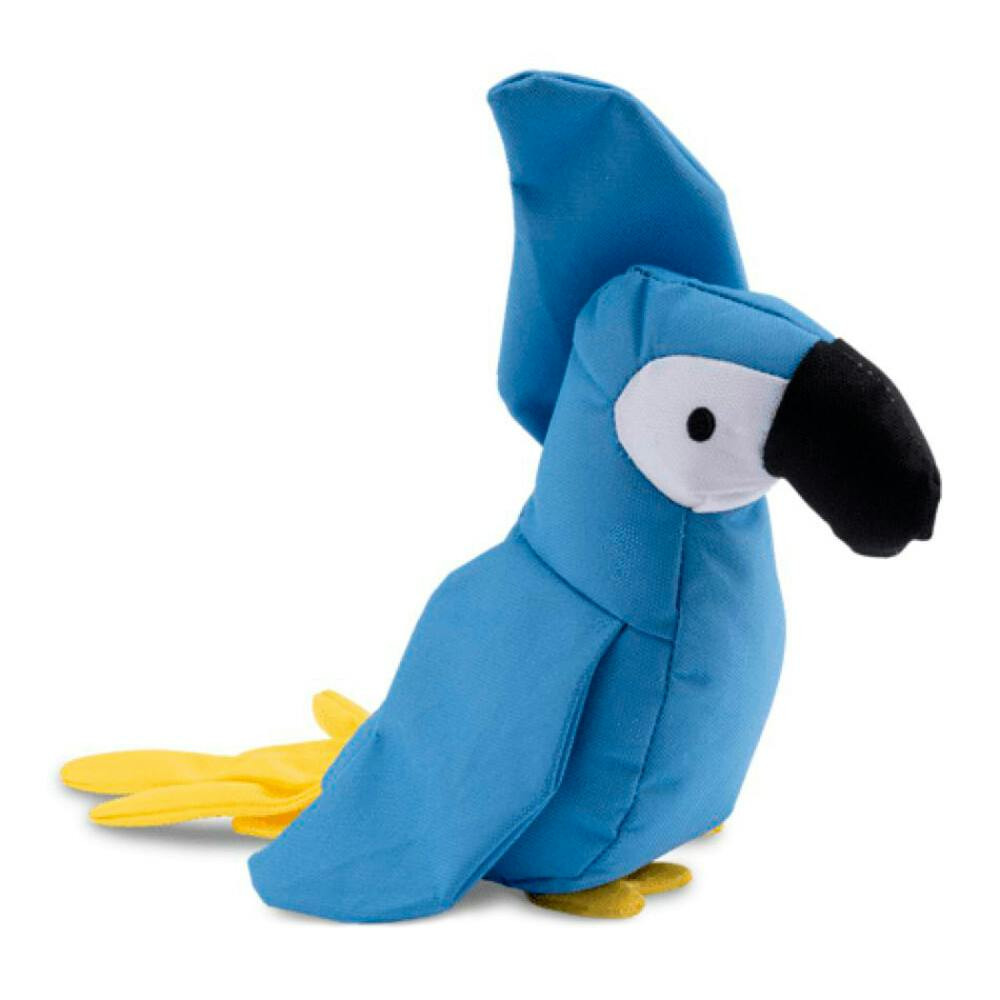 Soft fabric parrot dog toy model