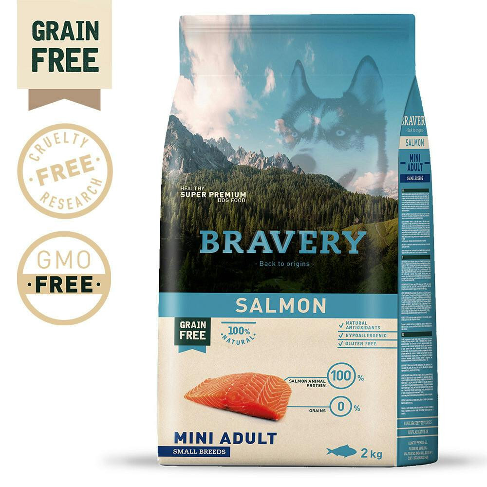 Bravery Salmon Mini Adult Small 2 Kg