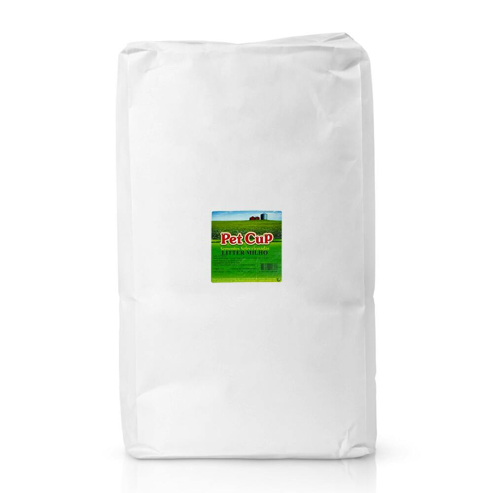Gránulos absorbentes de maíz para fondo de jaula