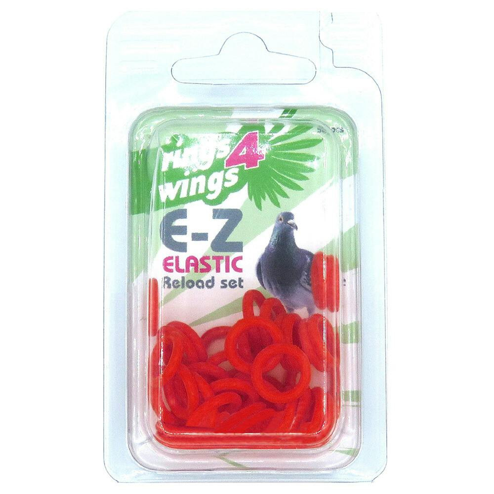 Anillas elásticas 8 mm para palomas pack de 50