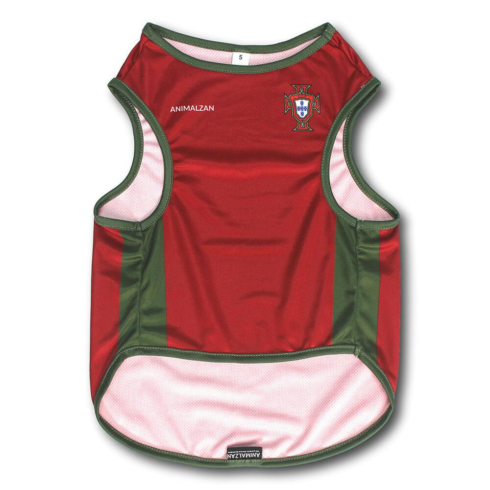 Official FPF t-shirt inspired by national team kit for dogs