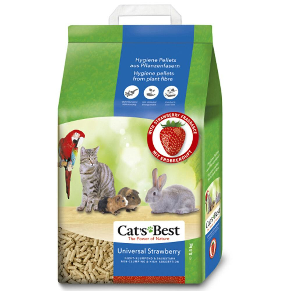 Arena para gatos aroma fresa 5,5 kg