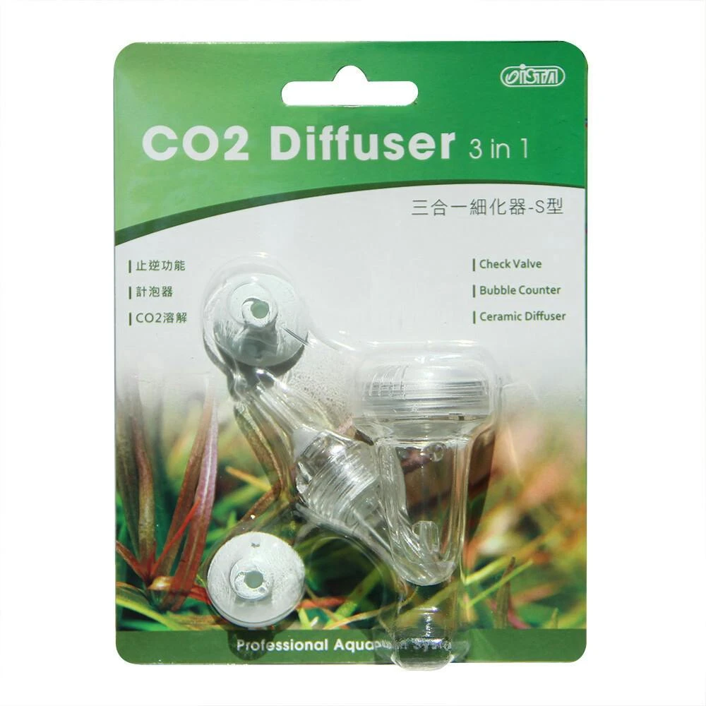 Difusor CO2 3 en 1 con contador y válvula antirretorno
