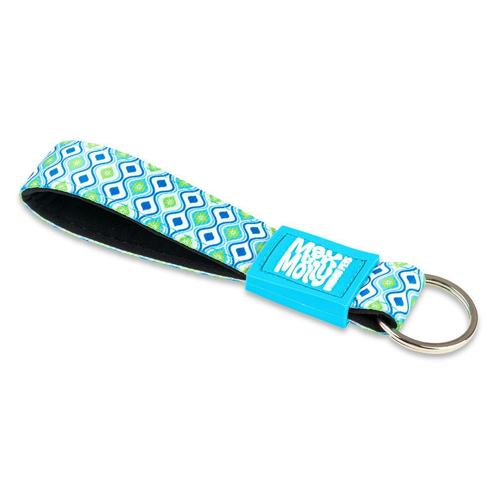 Llavero retro de neopreno y poliéster
