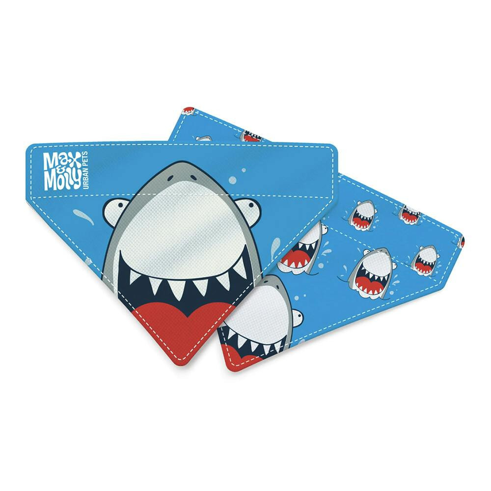 Pañuelo reversible Frenzy The Shark tipo slide-on para perro