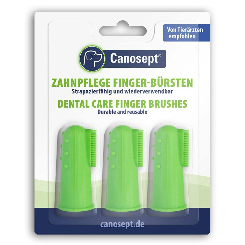 Conjunto de cepillos de silicona para dedo Canosept