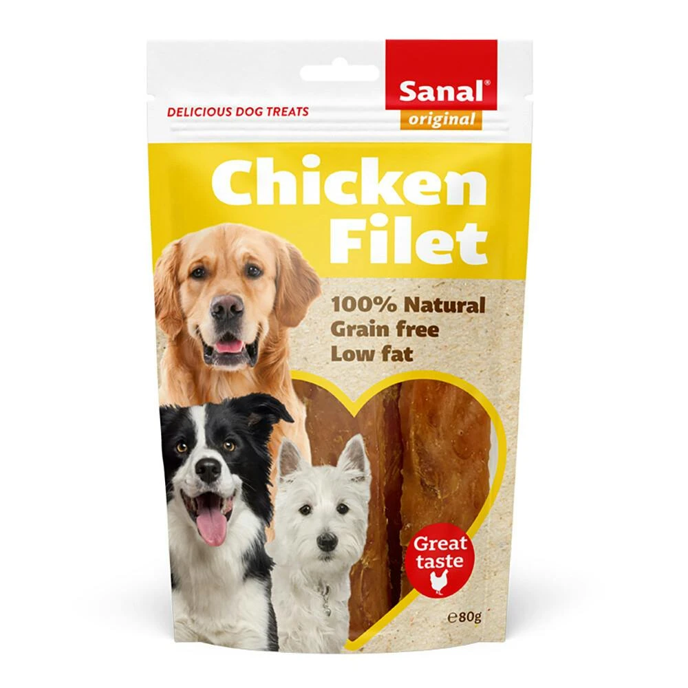 Sanal Dog - Chicken Filet Doypack 80 Gr - SA2810