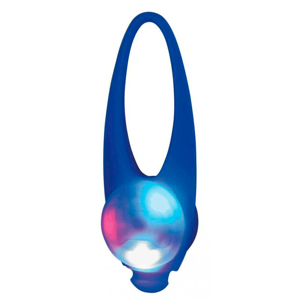 Clip luminoso de silicona para collar con modos intermitente y continuo