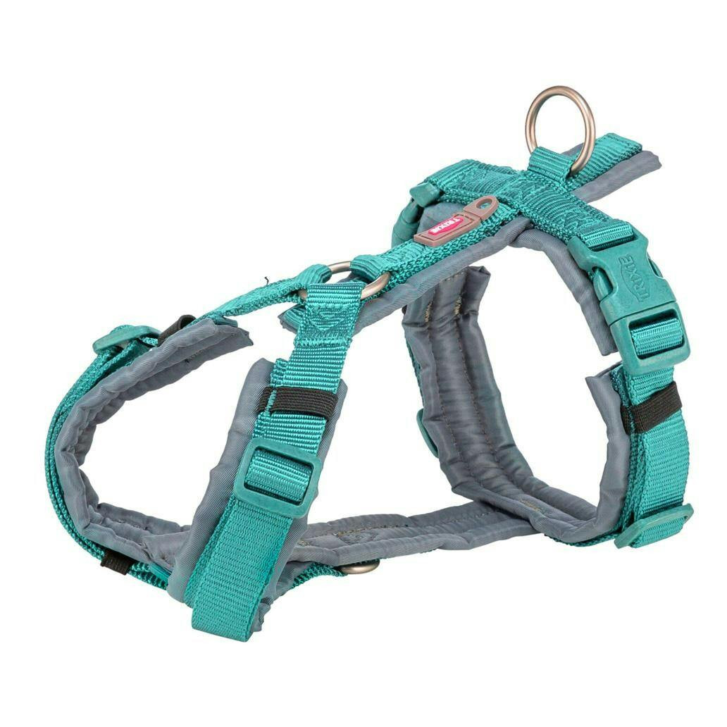 Arnés Trixie Trekking Premium para perro con correa de pecho y argollas