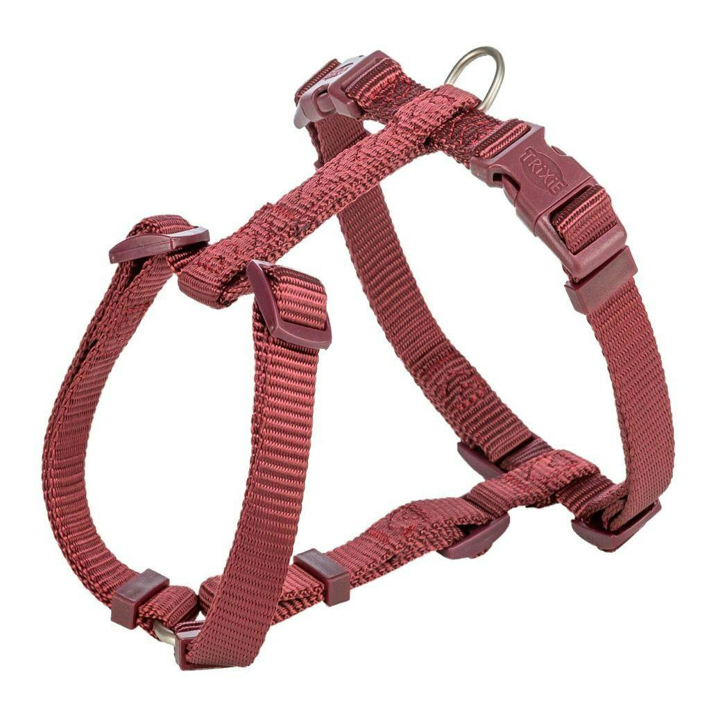 Arnés ajustable L-XL 25 mm color vino para perros