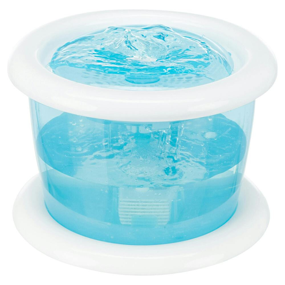 Fuente de agua Bubble Stream 3 L para perros Azul/Blanco